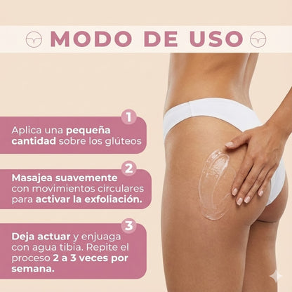 Gluwen - Gel de Glúteos 2 en 1: Anti-Foliculitis y Efecto Aclarante